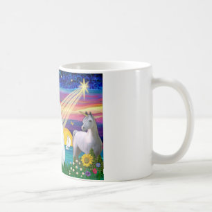 White Cat - Magical Night Coffee Mug