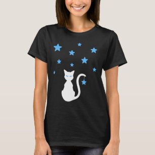 White Cat Stars T-Shirt