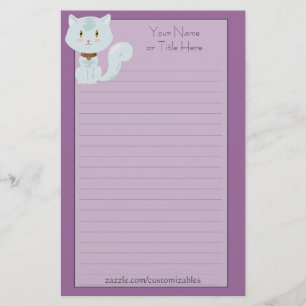 White Cat Stationery
