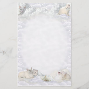 White Cat 😽 Stationery