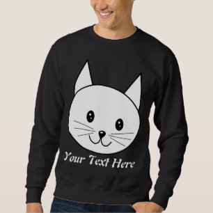 White Cat Sweatshirt