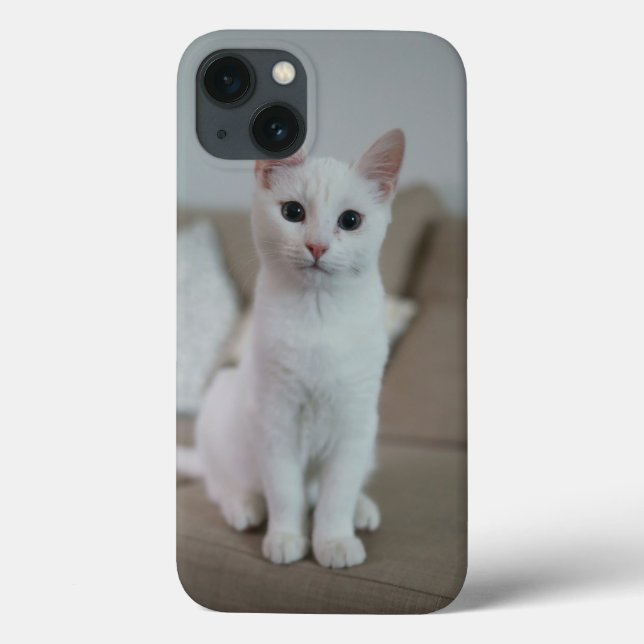 White cat | Zazzle_Growshop. Case-Mate iPhone Case (Back)