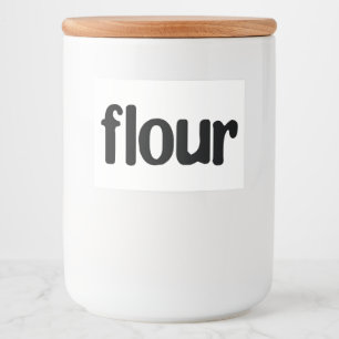 White Ceramic Kitchen Canisters Home Food Storage  Label