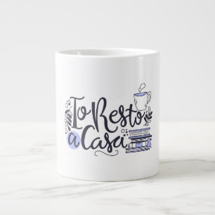 White Ceramic Mug – "To The Best Castle" Artistic