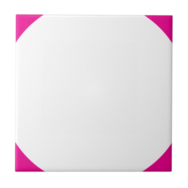 White Ceramic Tile (Front)