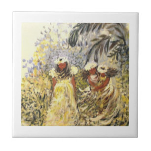 White Ceramic Tile for inlay or trivet!