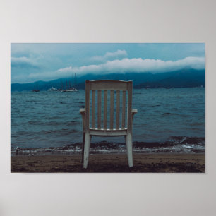 White Chair Poster