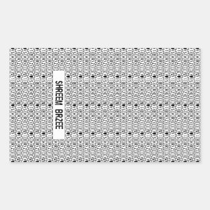 White Chant Shreem Brzee money mantra Rectangular Sticker