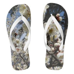White Cherry Blossom / Sakura / サクラ(桜) Flip Flops