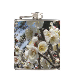White Cherry Blossom / Sakura / サクラ(桜) Hip Flask