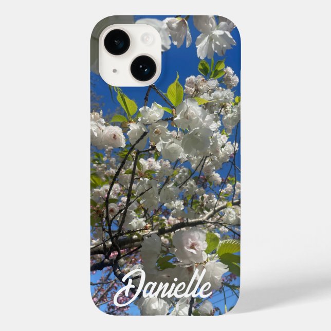 white cherry blossom tree  Case-Mate iPhone case (Back)