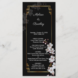 white Cherry Blossoms &golden Frame Programme