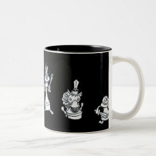 White Chessmen ready for War Mug