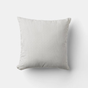White Chevron Arrows Cushion