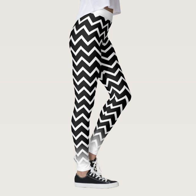 White Chevron on your Col. Leggings (Right)