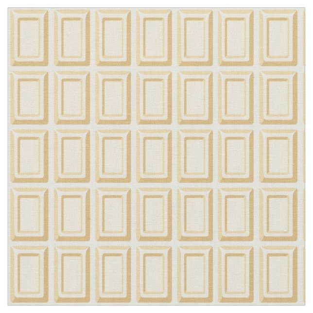 White Chocolate Bar Texture Fabric (Close Up)