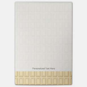 White Chocolate Bar Texture Post-it Notes