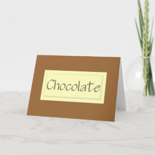 White Chocolate Card