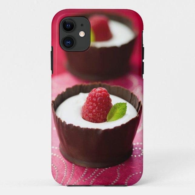 White chocolate mousse dessert Case-Mate iPhone case (Back)