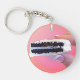 White Chocolate Oreo Key Ring