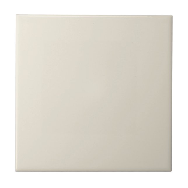 White Chocolate Solid Colour Tile (Front)
