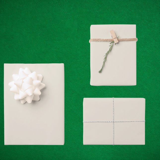 White Chocolate Solid Colour Wrapping Paper Sheet (Creator Uploaded)