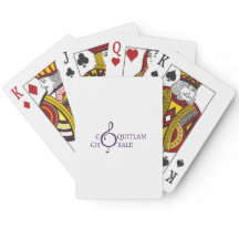 White Chorale Playing Cards