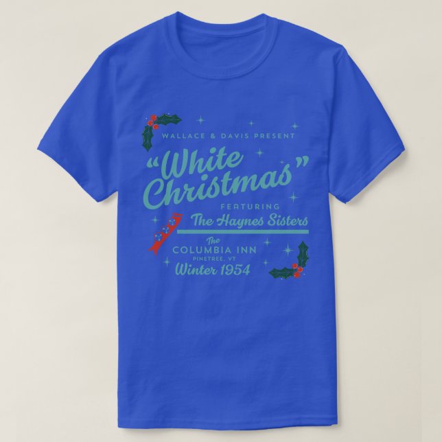 White Christmas Ad TShirt (Design Front)