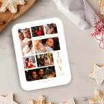 White Christmas Classic 7 Multi Photos Collage Magnet<br><div class="desc">White and Fake Gold Christmas Peace Love & Joy To the World Quote Classic 7 Multi Photos Collage Family Magnet. Introducing our enchanting White and Fake Gold Christmas Peace Love & Joy To the World Quote Classic 7 Multi Photos Collage Family Magnet – a captivating addition to your holiday festivities....</div>