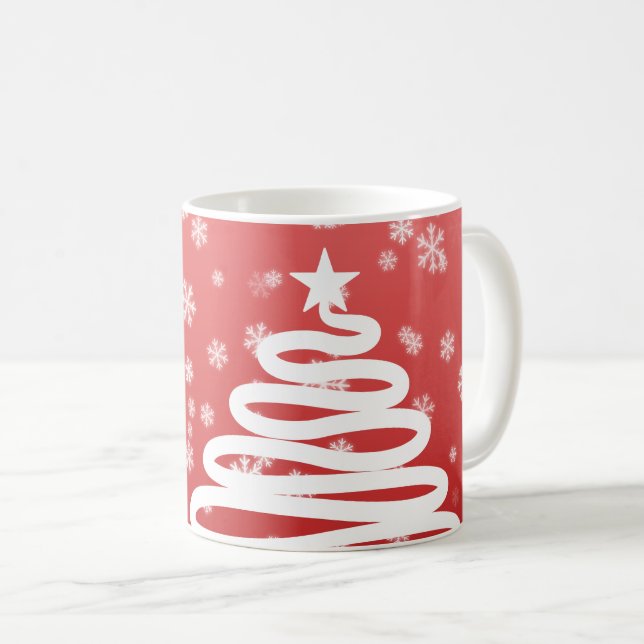 White Christmas Coffee Mug (Front Right)