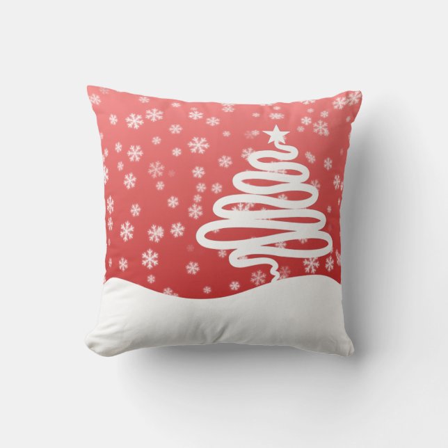 White Christmas Cushion (Front)