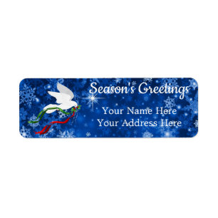 White Christmas Dove