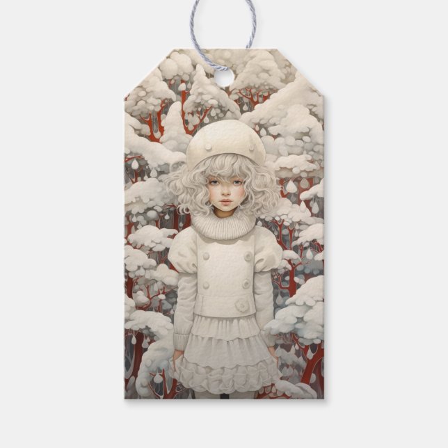 White Christmas Dreaming Gift Tags (Front)