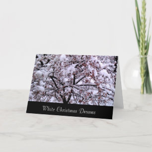 White Christmas Dreams Card