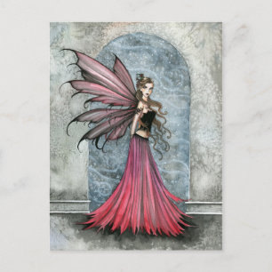 White Christmas Fairy Postcard