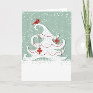 White Christmas Greeting Card