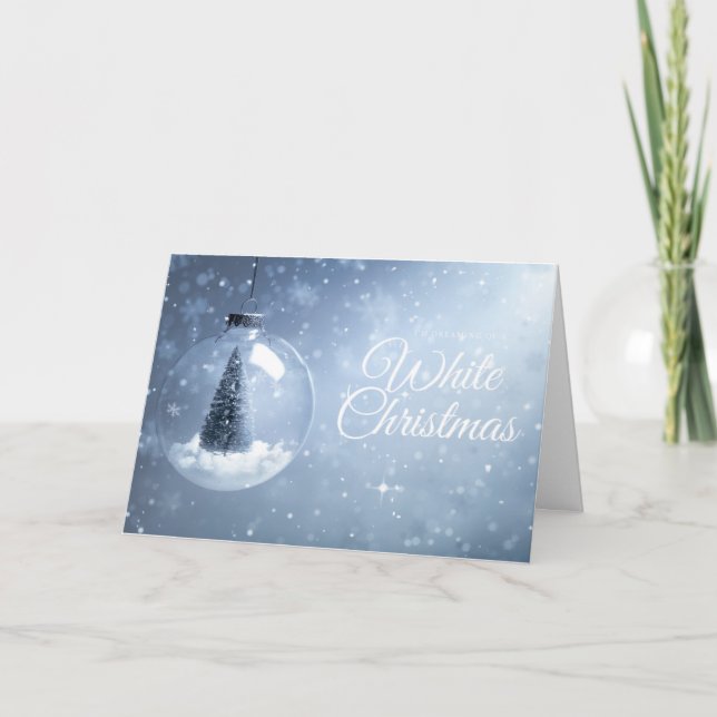 White Christmas Holiday Card (Front)