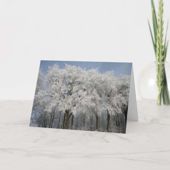 White Christmas Holiday Card (Front)