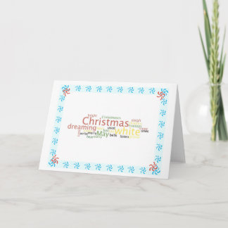 White Christmas Holiday Card