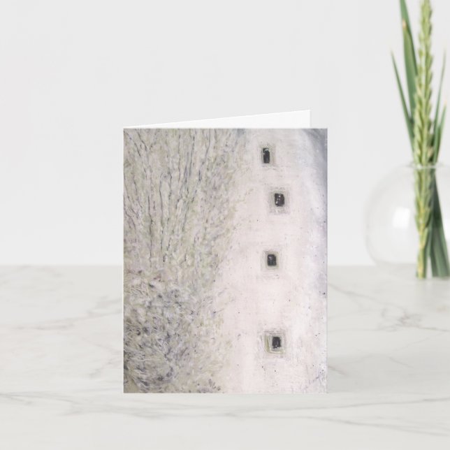 WHITE CHRISTMAS HOLIDAY CARD (Front)