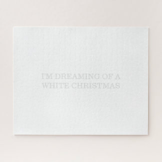 white christmas jigsaw puzzle