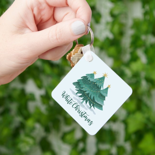 White Christmas Key Ring (Hand)