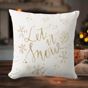 White Christmas - Let It Snow Cushion