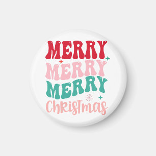 White Christmas Magnet