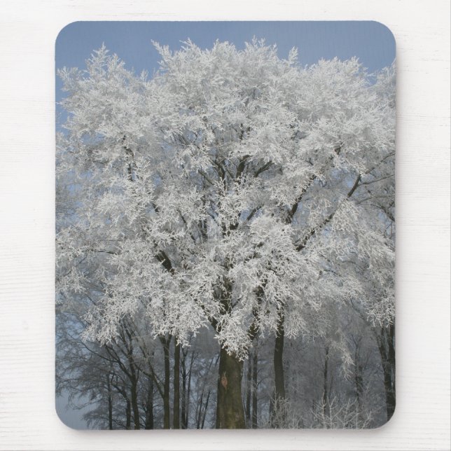 White Christmas Mouse Mat (Front)