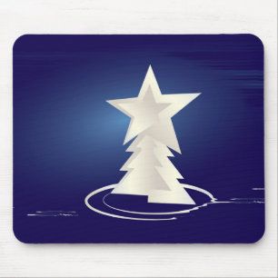 White Christmas Mouse Mat
