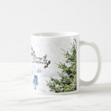 White Christmas Mug