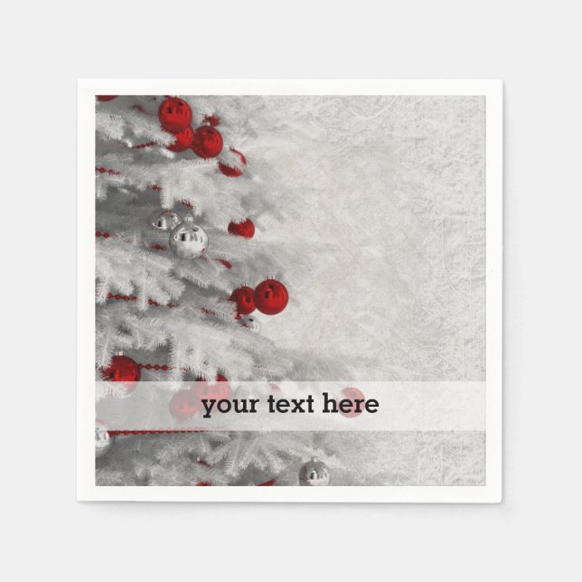 White Christmas Napkin (Front)