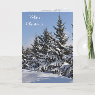 White Christmas Photo Card by Janz
