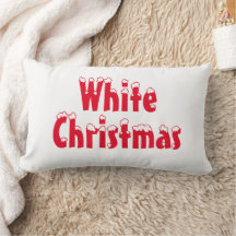 "White Christmas" red & white